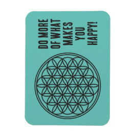 Imán FLORES DE LA VIDA - Esquema de símbolo de geometrí