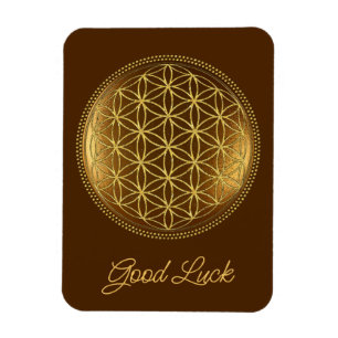 Imán FLORES DE LA VIDA - Geometría Sagrada Medaillon 1