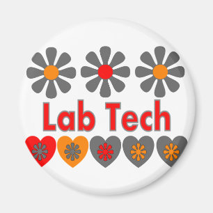 Imán Flores de Lab Tech RETRO