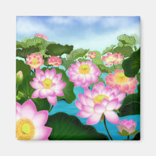 Imán Flores de Lotus sagrado