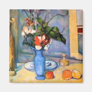 Imán Flores de malla azul, Paul Cezanne