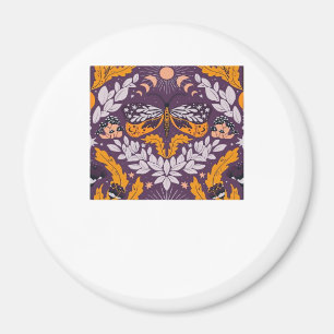 Imán Flores de mariposa de Whimsigoth - Púrpura, Lavend