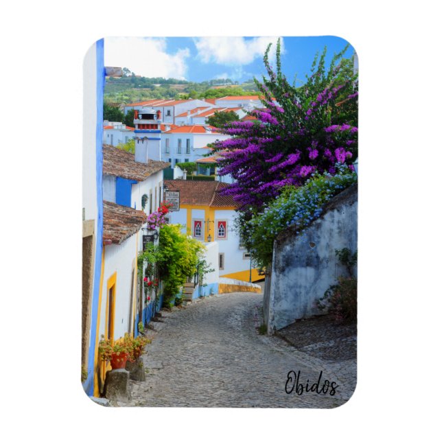 Imán Flores de Obidos - El Portugal Real (Vertical)