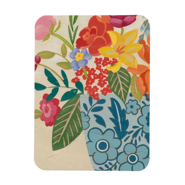 Imán Flores de primavera I (Vertical)