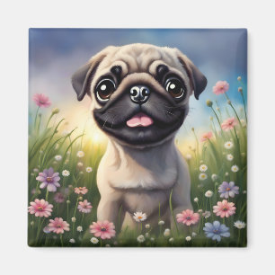 Imán Flores de Pug