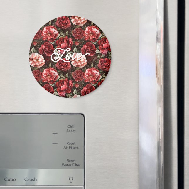 Imán Flores de Rosa Rosa Rosa   (In situ (nevera))