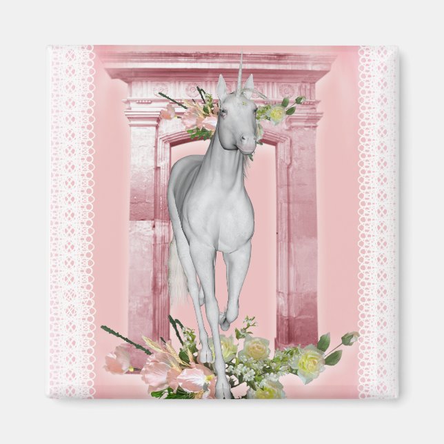 Imán Flores de unicornio 1 (Frente)