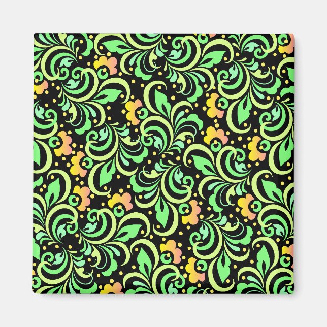 Imán flores decorativas (Frente)