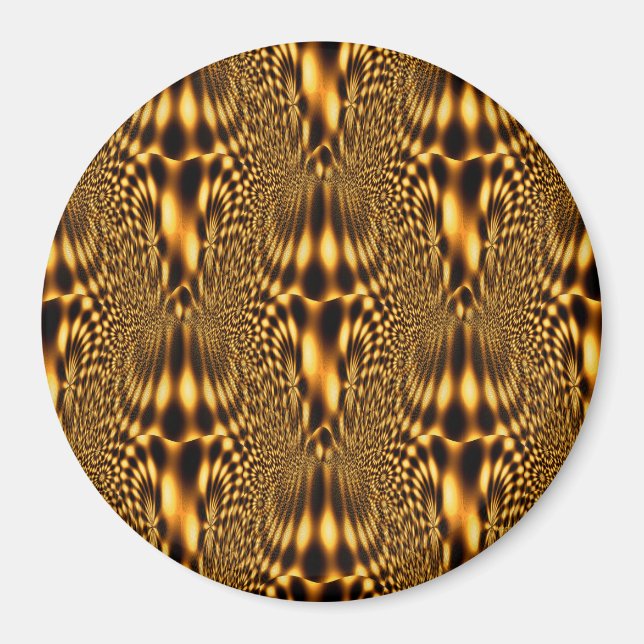 Imán Flores doradas...... (Frente)