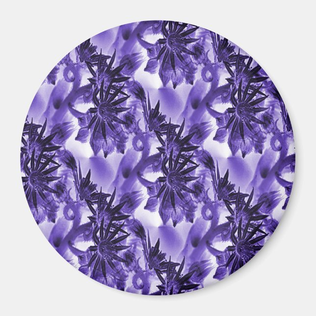 Imán Flores en morado... (Frente)