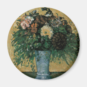 Imán Flores en una barrera azul de Paul Cezanne Vintage