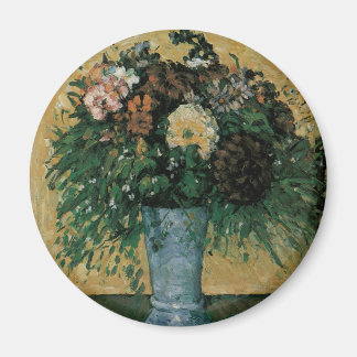 Imán Flores en una barrera azul de Paul Cezanne Vintage