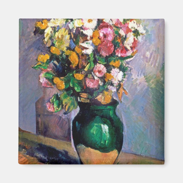 Imán Flores en Vase, Cezanne (Frente)