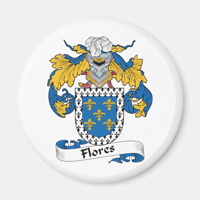 Imán Flores Family Crest (Frente)