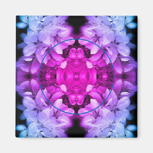 Imán Flores Flores Resumen Tintado Añadir tu foto