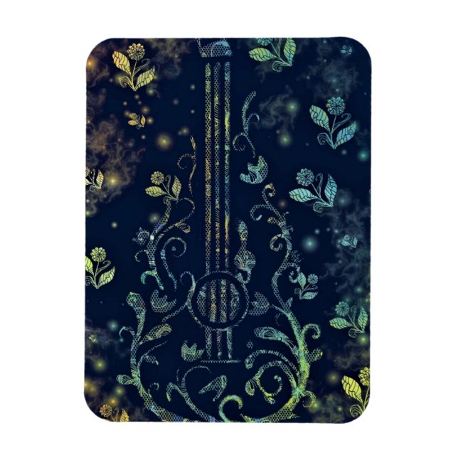 Imán Flores Guitar Magnet (Vertical)