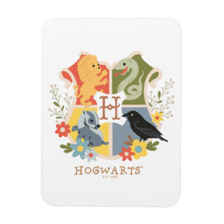 Imán Flores Mágicas Escudo de HOGWARTS™