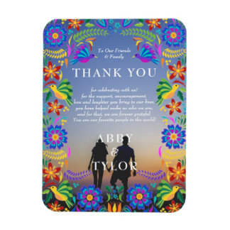Imán Flores Mexicanas Gracias Magnet