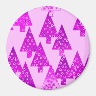 Imán Flores modernas árboles de Navidad - orquídea