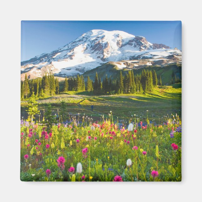 Imán Flores | Mt. Rainier Wildflowers (Frente)