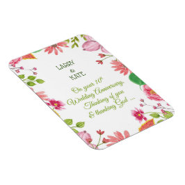 Imán Flores religiosas en el décimo aniversario del Bod