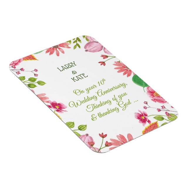 Imán Flores religiosas en el décimo aniversario del Bod (Lado Derecho)