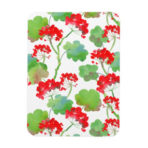 Imán Flores rojas (Pelargonium)