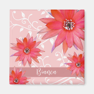 Imán Flores rojas singulares Flores Ratas Ratas Ratas F