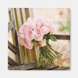 Imán Flores   Rosa Rosa Rosa Bouquet