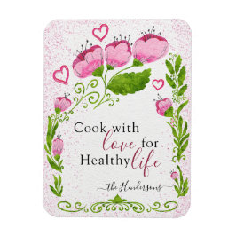 Imán Flores rosas cúpulas Nombre Familia Nevera Motivac