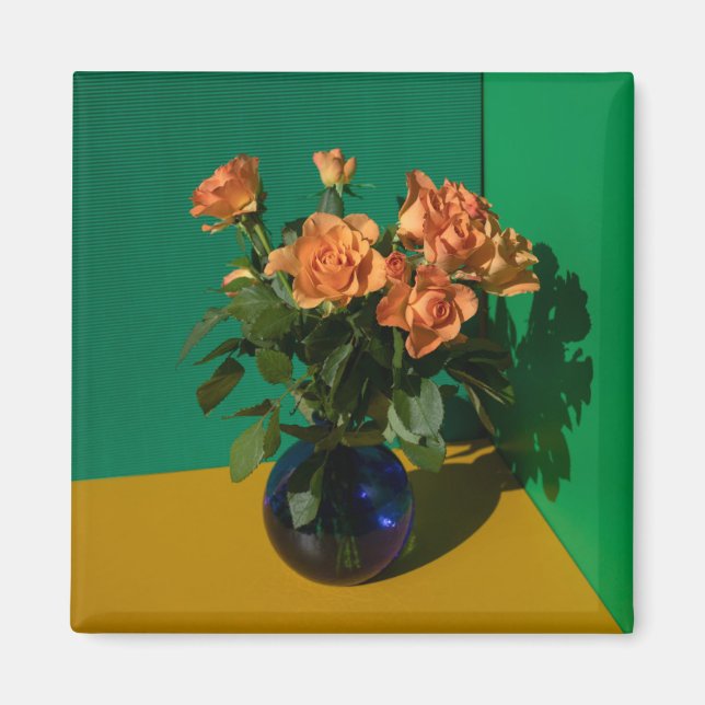 Imán Flores | Rosas en Vase (Frente)
