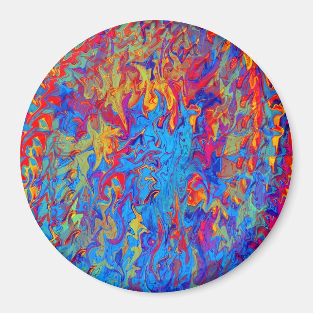 Imán Flores salvajes... (Frente)