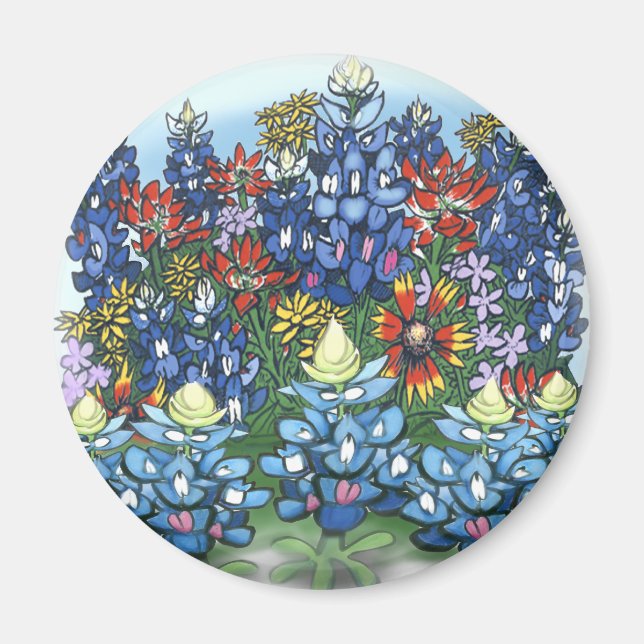 Imán Flores silvestres (Frente)