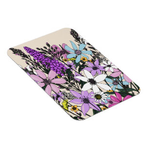 Imán Flores silvestres de verano