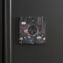 Flores silvestres del bosque de Monograma Whimsica