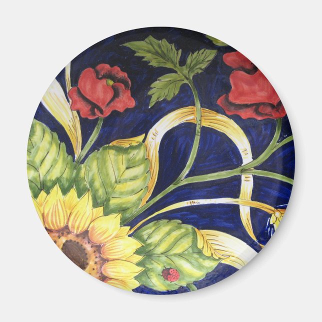 Imán Flores toscanas 2 MAGNET (Frente)