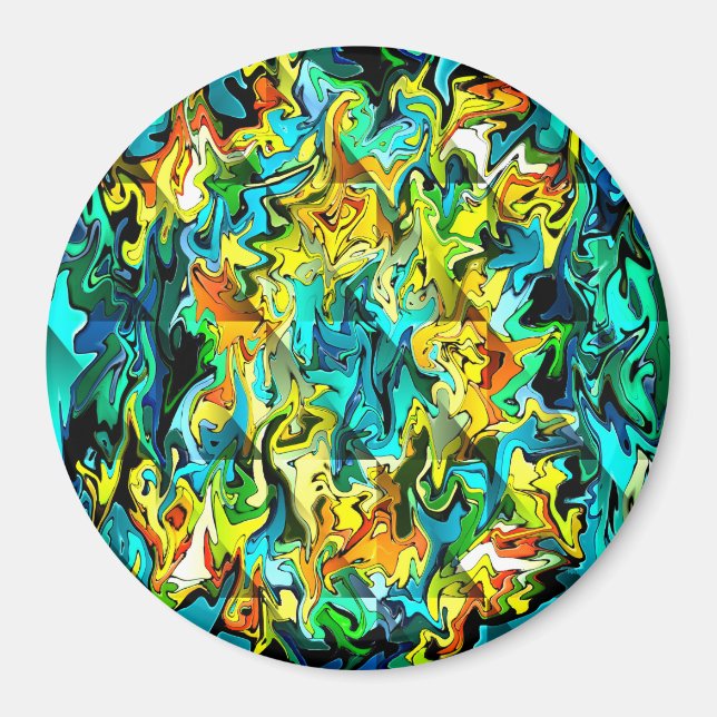 Imán Flores y agua...... (Frente)