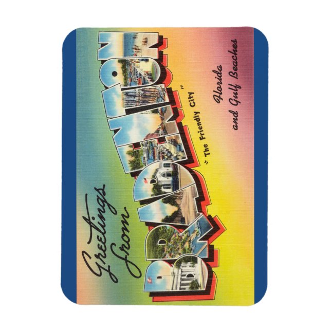 Imán Florida, Bradenton Magnet (Vertical)