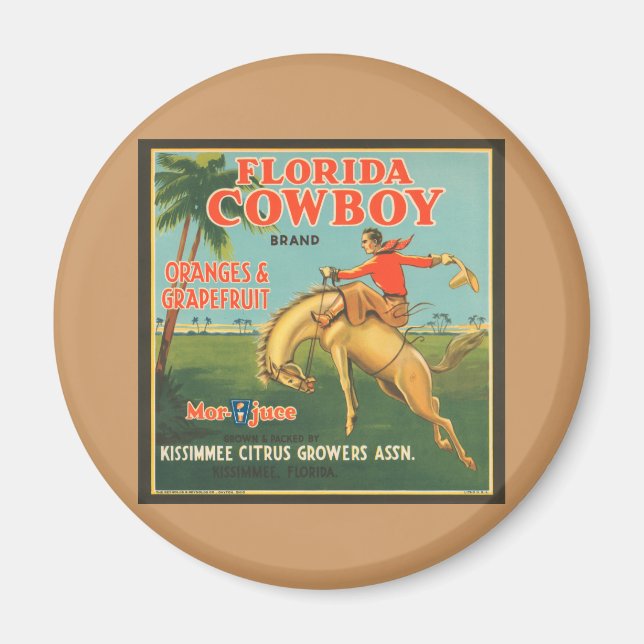 Imán Florida Cowboy (Frente)