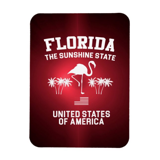 Imán Florida El Estado Del Sol (Vertical)