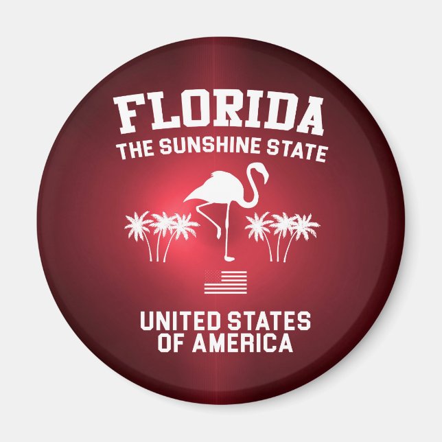 Imán Florida El Estado Del Sol (Frente)