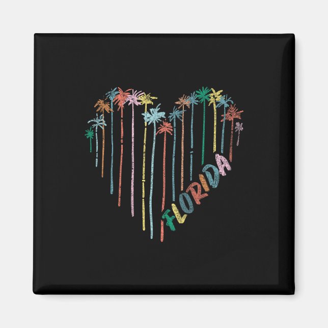 Imán Florida Fl Citrus State Summer Miami Vibes Beach V (Frente)