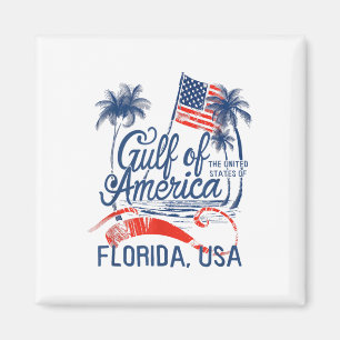 Imán Florida Gulf Coast Of America Divertido Donald Tru