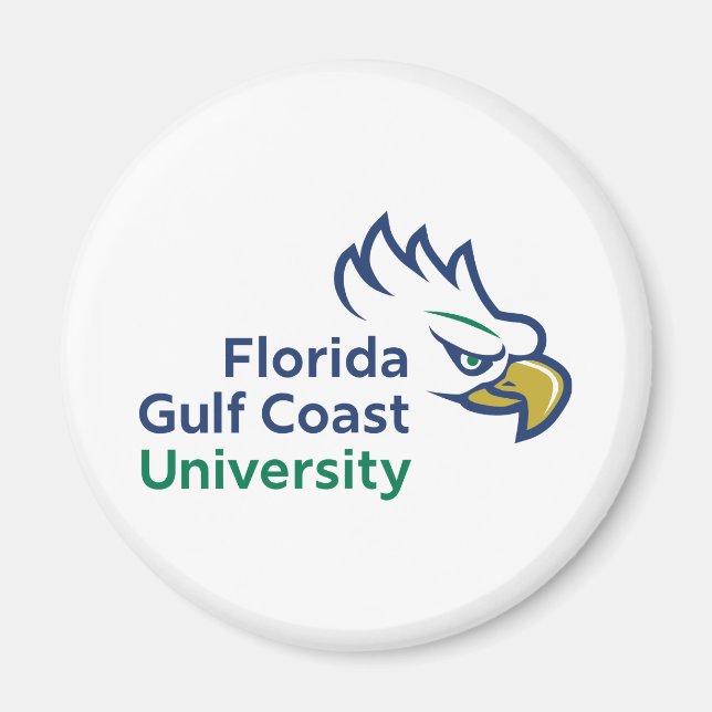 Imán Florida Gulf Coast University | FGCU Azul Eagles (Frente)