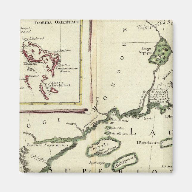 Imán Florida, Lagos Superiores, Bahamas (Frente)