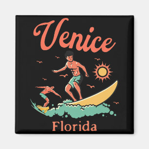Imán Florida Venice Fl surfista surfear playa pesca pas