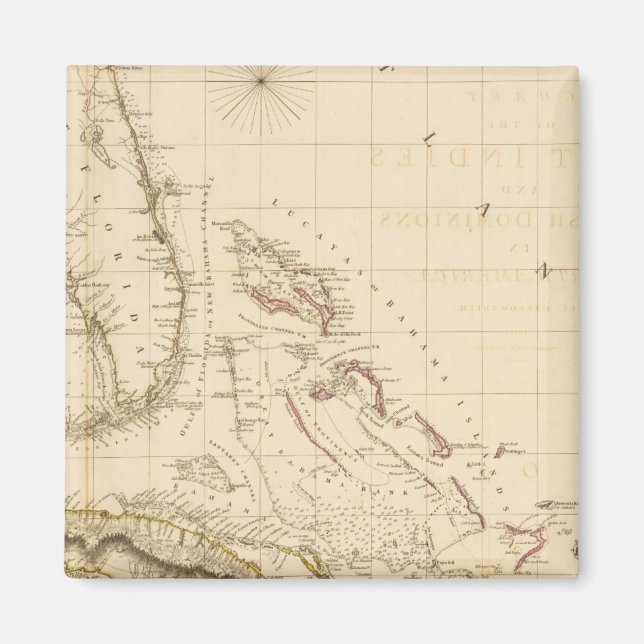 Imán Florida y las Indias Occidentales (Frente)