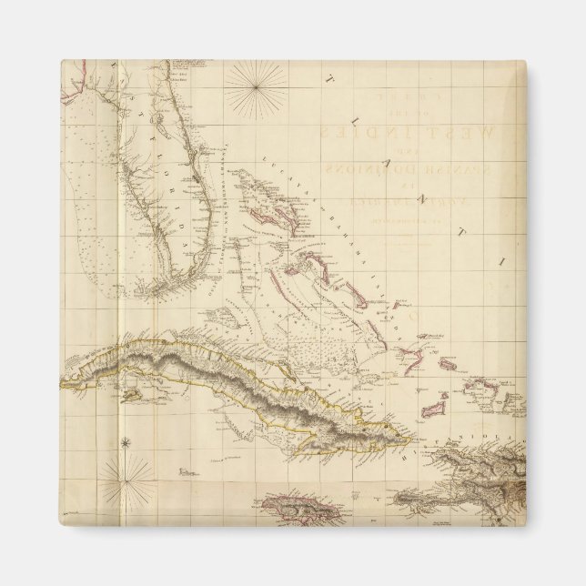 Imán Florida y las Indias Occidentales (Frente)