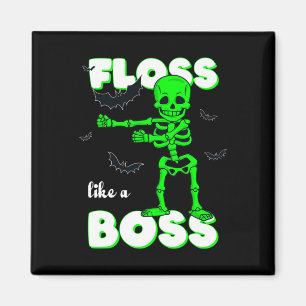 Imán Floss Como Un Bosque Skeleton Halloween Chicas Ki