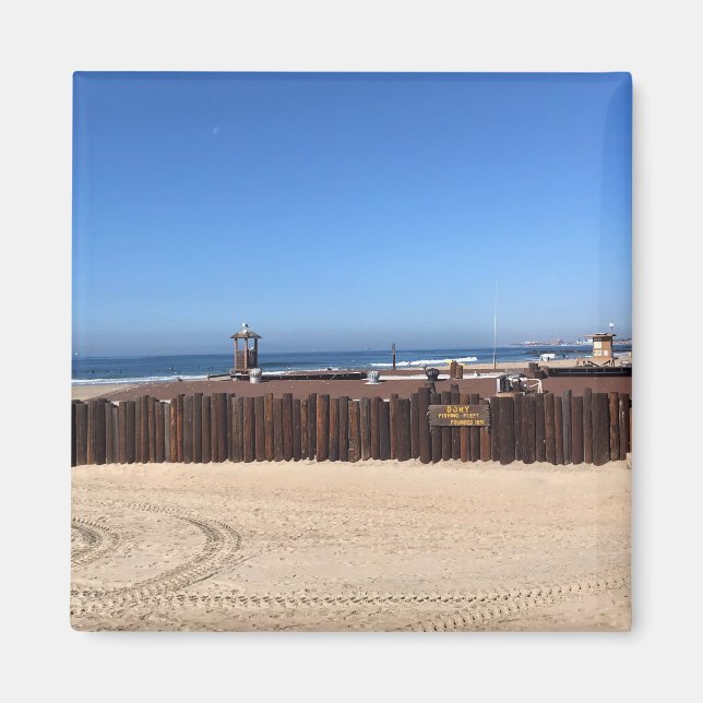 Imán Flota de pesca de marea, Newport Beach, California (Frente)